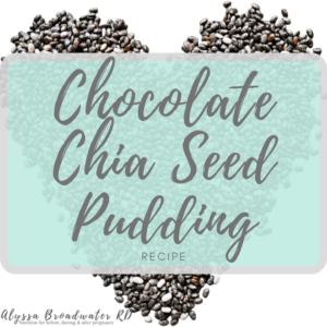 chocolate chia seed pudding recipe
